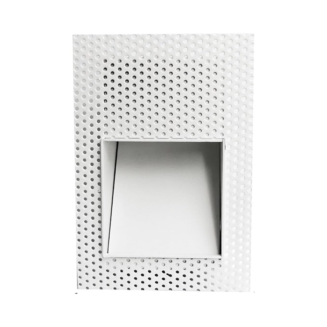 MEELANO Nordisk rammeløs trappe LED-sensorvæglampe Firkantet (B11 cm x H15 cm)
