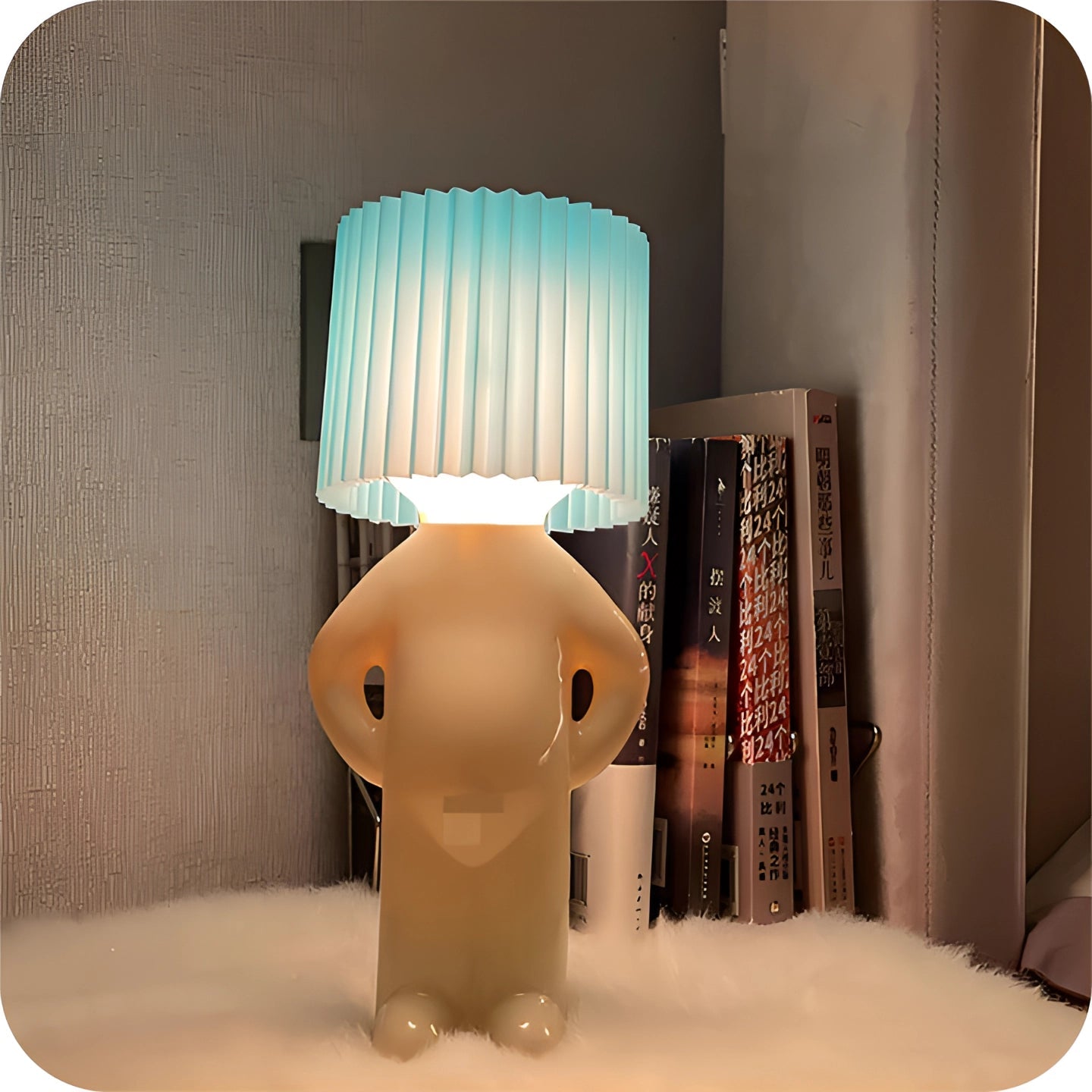 MEELANO Nye Menneskeformede Bordlamper Finurlig Designer Belysning