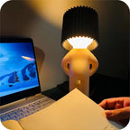 MEELANO Nye Menneskeformede Bordlamper Finurlig Designer Belysning Sort