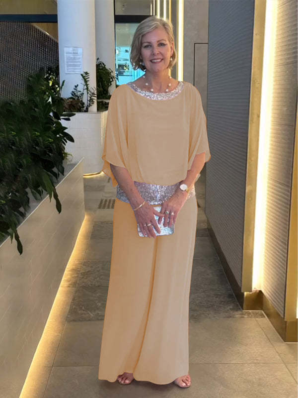 MEELANO Skinnende Paliet Jumpsuit Til Fest Med Glimmer Og Komfort Khaki