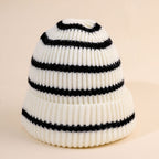 Luna | Dame Beanie-Hue Stribet med Blødt Inderfor