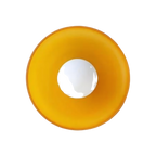 MEELANO Olivenskive væg- og loftslampe Gyldengul