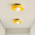 MEELANO Olivenskive væg- og loftslampe
