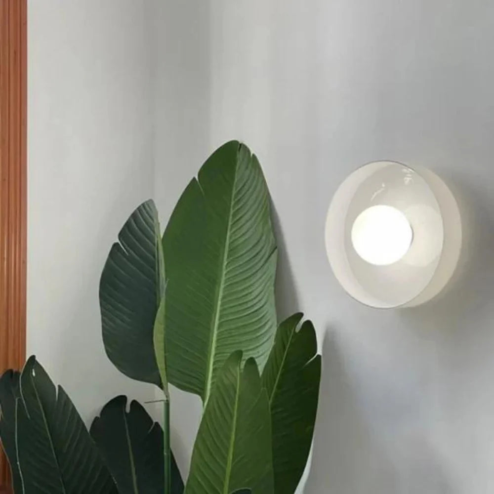 MEELANO Olivenskive væg- og loftslampe