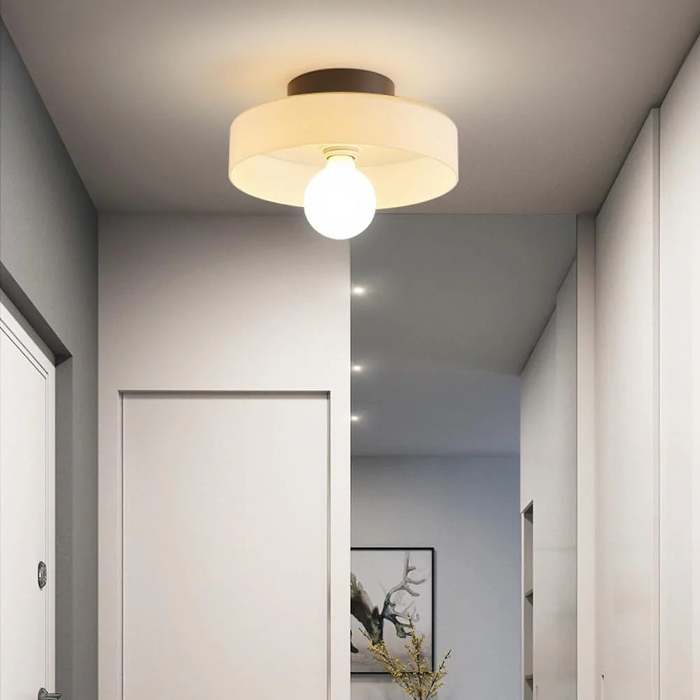 MEELANO Olivenskive væg- og loftslampe