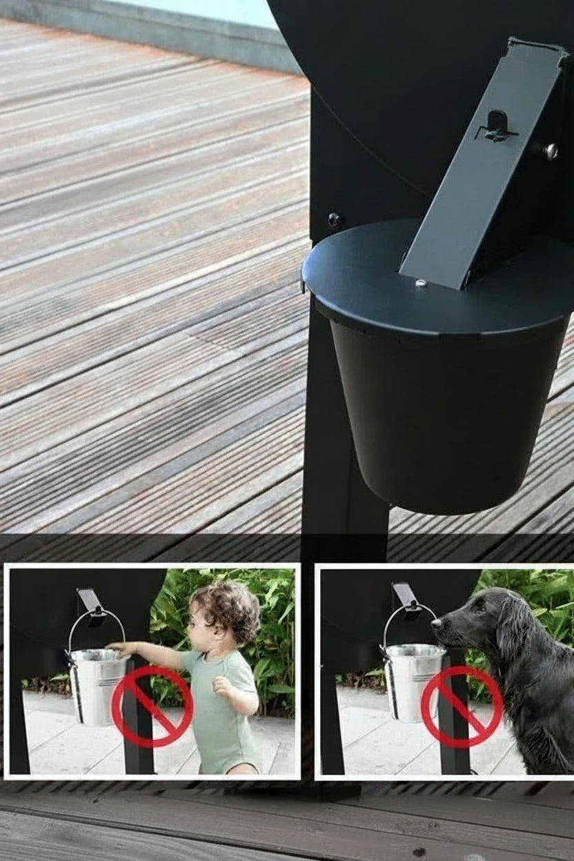 MEELANO Opgraderet Grillfedtopsamler Med Sikkert Låg Og Genanvendelig Foring
