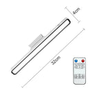 MEELANO Opladelig Magnetisk Skrivebordslampe med Sensorbetjening – Sort