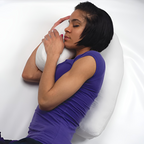 MEELANO Sidepude Ørehul Plys Polyester Holder Ryggen Ret Sidesovere