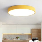 MEELANO Rund Ultra Flad LED Loftlampe Til Indendørs Belysning Gul