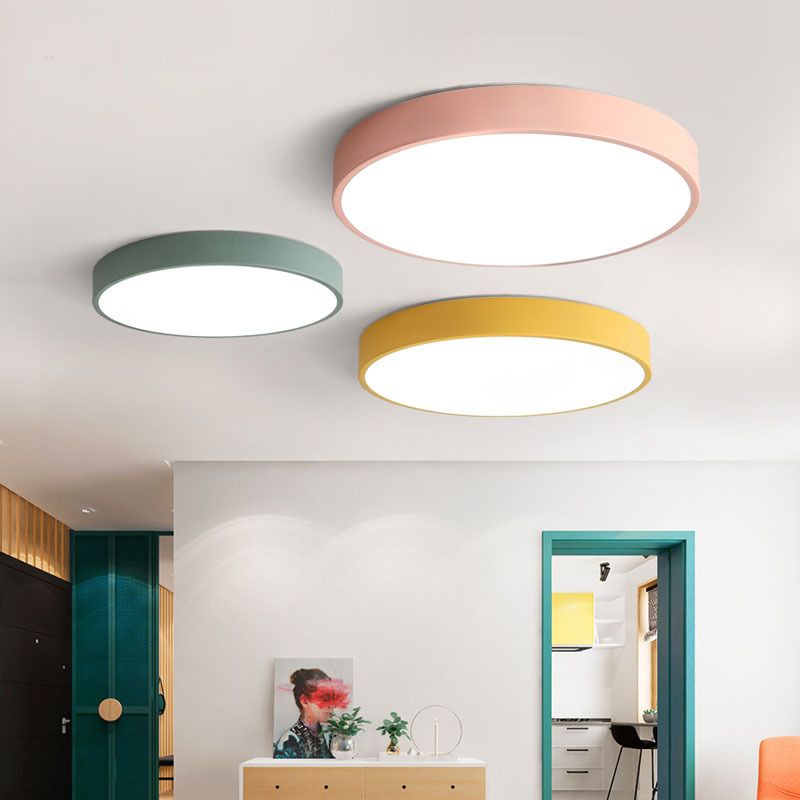 MEELANO Rund Ultra Flad LED Loftlampe Til Indendørs Belysning