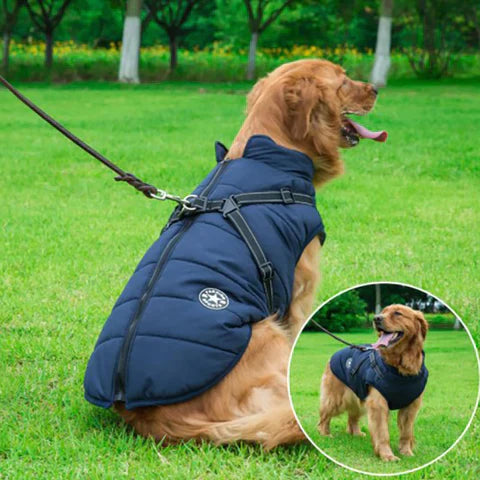 MEELANO 3 I 1 Hundejakke Til Hund Vinterjakke Vandtæt Og Vindafvisende