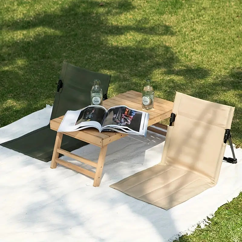 MEELANO PicnicPal | Foldbar Campingstol med Ergonomisk Komfort og Letvægt