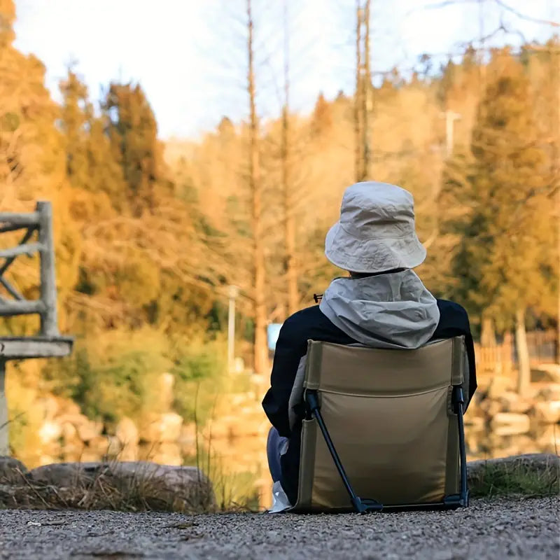 MEELANO PicnicPal | Foldbar Campingstol med Ergonomisk Komfort og Letvægt