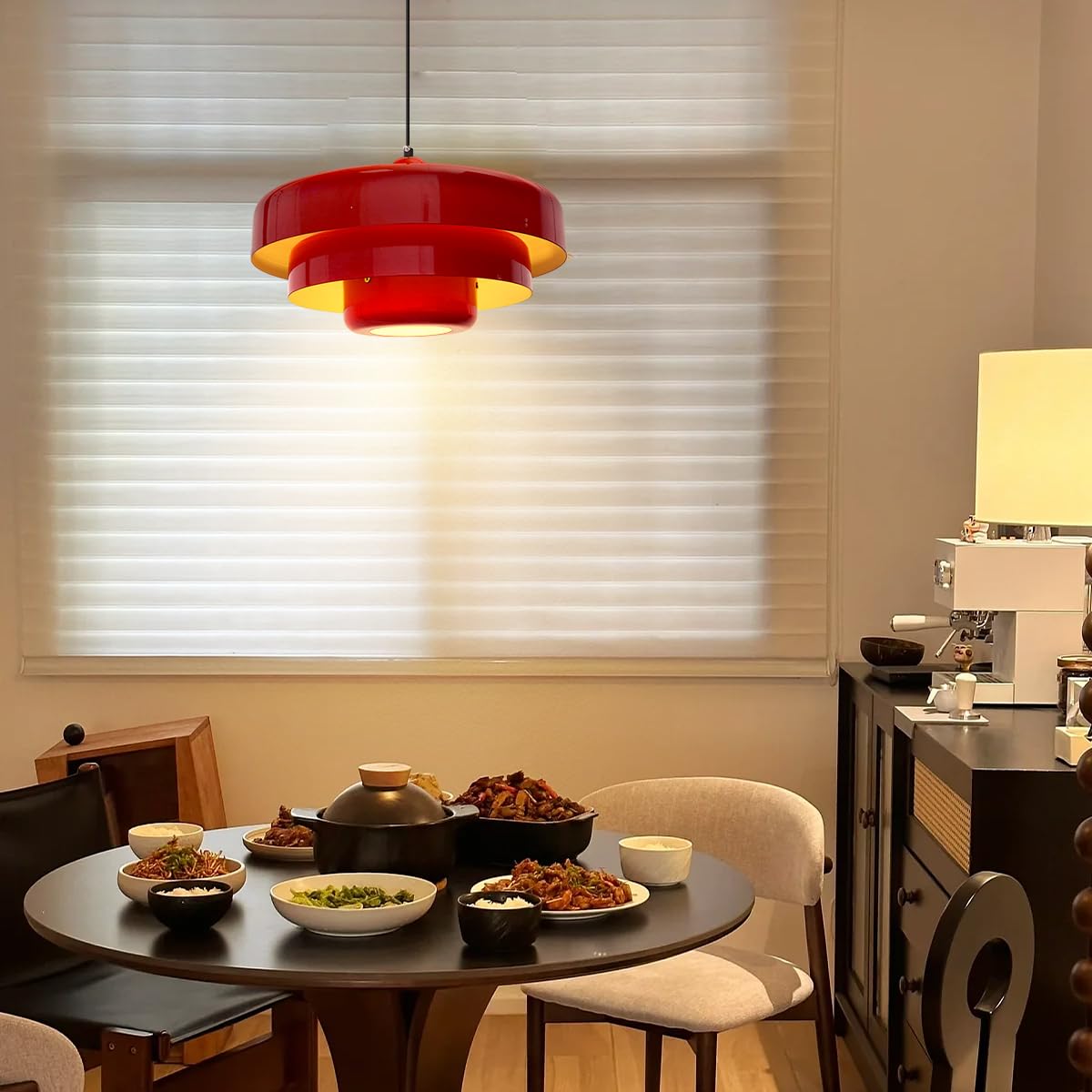 MEELANO Moderne Glas Loftlampe i Nordisk Design til Hjemmet