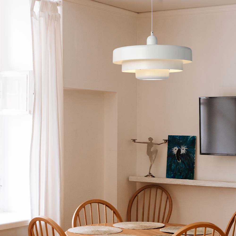 MEELANO Moderne Glas Loftlampe i Nordisk Design til Hjemmet