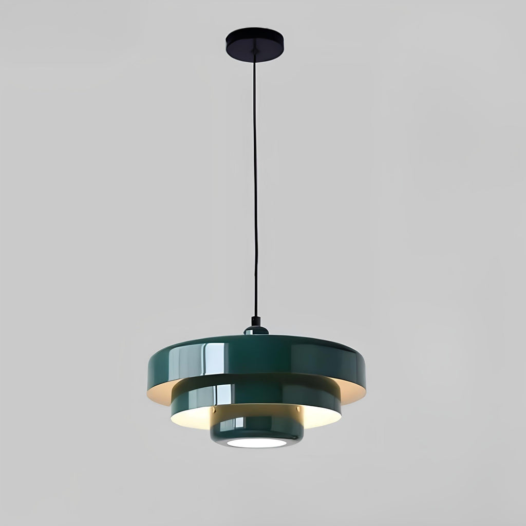 MEELANO Moderne Glas Loftlampe i Nordisk Design til Hjemmet Mørkegrøn
