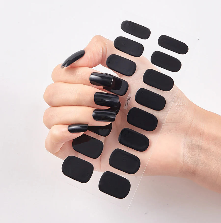 MEELANO Gelsticks Til Perfekt Manicure Hjemme Hurtig Negle Pleje Sort