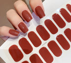 MEELANO Gelsticks Til Perfekt Manicure Hjemme Hurtig Negle Pleje Efterårsbrun