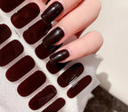 MEELANO Gelsticks Til Perfekt Manicure Hjemme Hurtig Negle Pleje Dyb brun