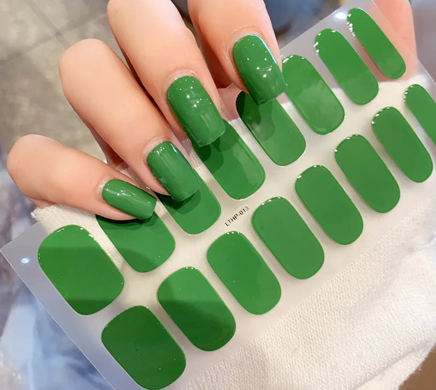 MEELANO Gelsticks Til Perfekt Manicure Hjemme Hurtig Negle Pleje Grøn