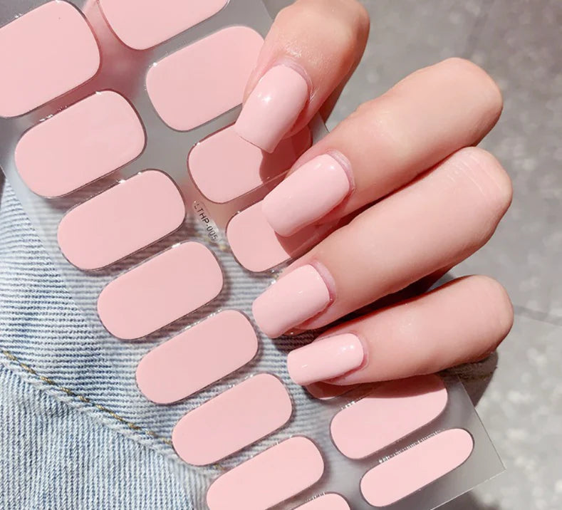 MEELANO Gelsticks Til Perfekt Manicure Hjemme Hurtig Negle Pleje Hvid pink