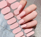 MEELANO Gelsticks Til Perfekt Manicure Hjemme Hurtig Negle Pleje Hvid pink