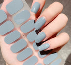 MEELANO Gelsticks Til Perfekt Manicure Hjemme Hurtig Negle Pleje Gråblå