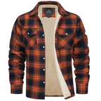 Alessio | Chemise à Carreaux en Flanelle Doublée Sherpa pour Homme - Image 8