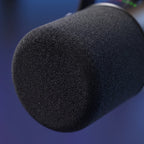MEELANO RGB Dynamisk Gaming-mikrofon – USB-C & XLR Bordmikrofon til Streaming & Podcast med Ekko, Monitorering – AuraMic