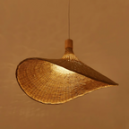 MEELANO Rattan Sejl Pendellampe