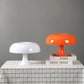 Retro Svampeformet Bordlampe – Hvid og Orange, Skrivebordslampe 2