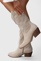 Tasana | Western Damestøvler med Blokhæl - Cowboy Boots  Eksempel
