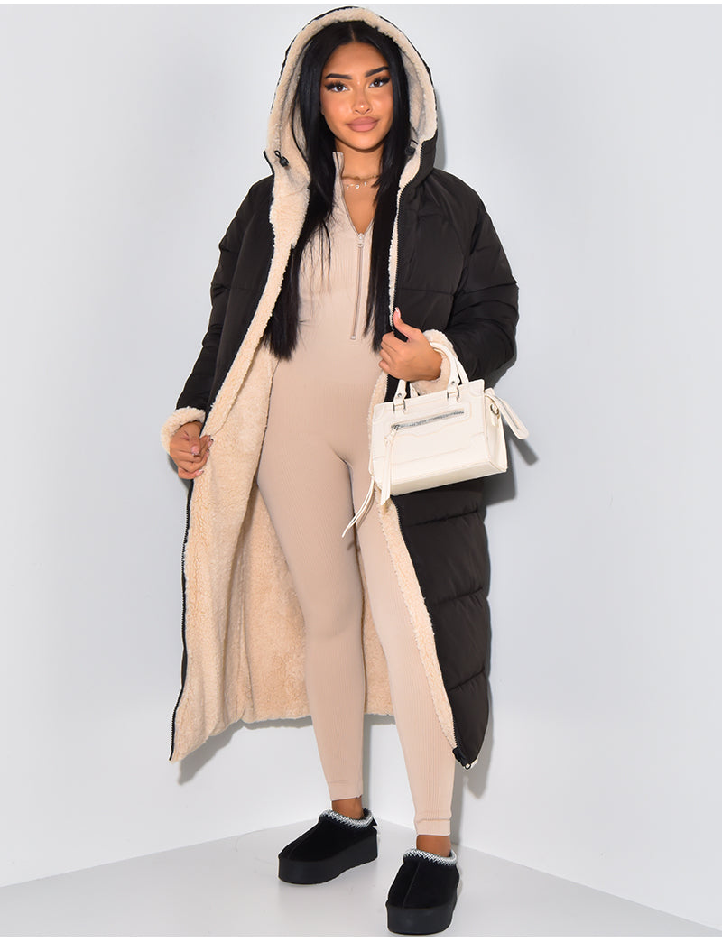 MEELANO Kvinde Vendbare Vinterjakke Med To Looks I Én Jakke