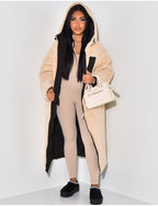 MEELANO Kvinde Vendbare Vinterjakke Med To Looks I Én Jakke