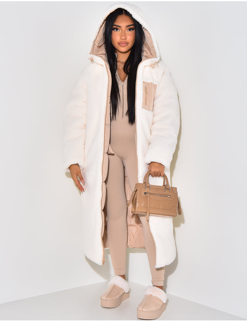 MEELANO Kvinde Vendbare Vinterjakke Med To Looks I Én Jakke