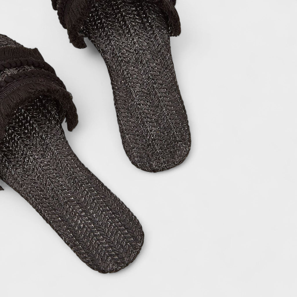 MEELANO Lyvanta | Dame Pompon-sko – Komfortabel TPU-sål & Diskret Design