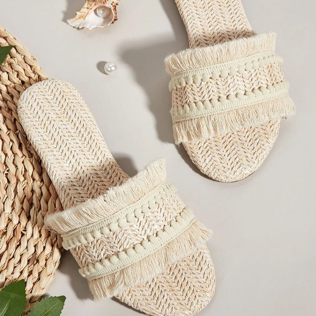 MEELANO Lyvanta | Dame Pompon-sko – Komfortabel TPU-sål & Diskret Design
