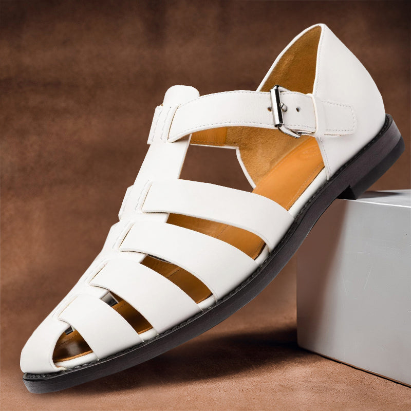 MEELANO Marquise | Dame Sandaler – Skridsikker Komfort & Elegant Pasform Hvid