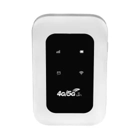 MEELANO Bærbar 4G WiFi-router med SIM-kort – Mobilt Hotspot til Autocamper, Campingvogn og Rejser, 10 Enheder, 150 Mbps