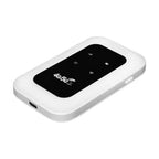 MEELANO Bærbar 4G WiFi-router med SIM-kort – Mobilt Hotspot til Autocamper, Campingvogn og Rejser, 10 Enheder, 150 Mbps
