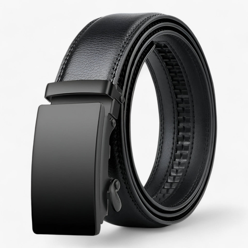 MEELANO Luxe Bælte Med Automatisk Spænde - Elegant Og Holdbart Sort 2