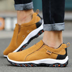 MEELANO River Sporty Slip On Sneakers Mænd Åndbart Mesh Sorte 42 46