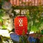 MEELANO Rattan Have Lampe Solenergi Med Automatisk Belysning Udendørs P