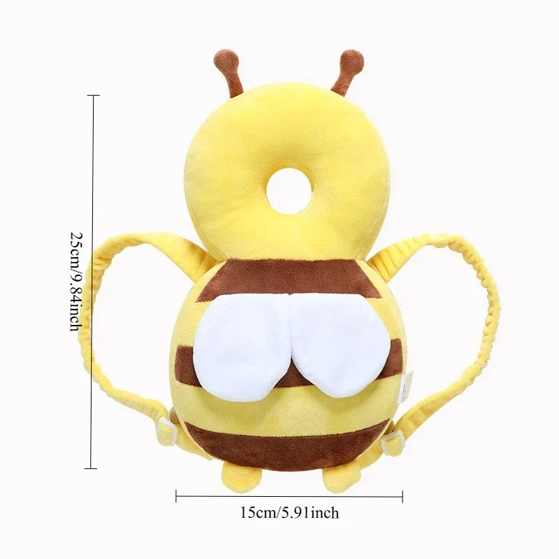 Little Bee Baby Hovedbeskyttelsespude - Åndbar Faldsikker Hue til Små Børns Hovedbeskyttelse, Julegave