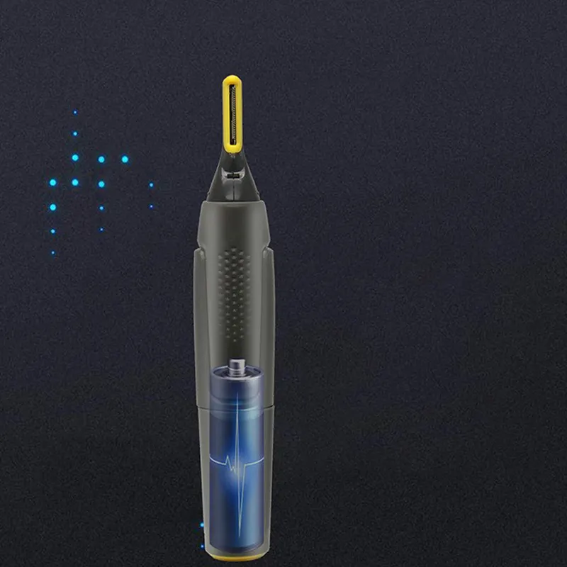 MEELANO Præcisionstrimmer til Skæg, Næse og Øjenbryn – Trådløs Detailtrimmer med LED-lys & Ergonomisk Greb