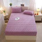 MEELANO Varmt Vinter Dynebetræk Polyester Blødt Og Knus Til Kolde Nætter Lilla