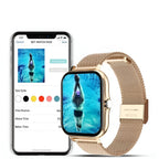 MEELANO Calico | Slankt og stilfuldt smartwatch Guld