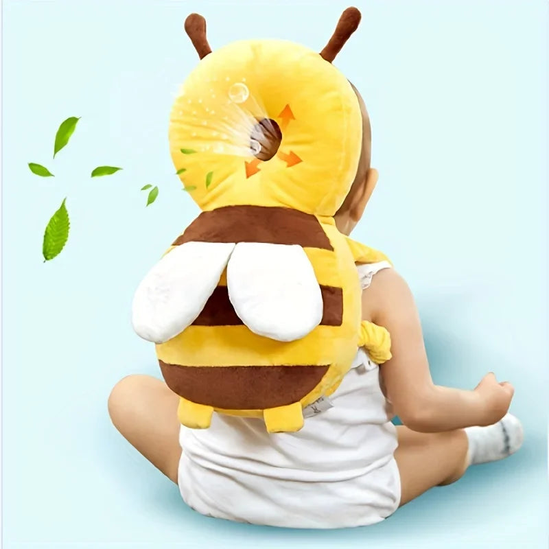 Little Bee Baby Hovedbeskyttelsespude - Åndbar Faldsikker Hue til Små Børns Hovedbeskyttelse, Julegave