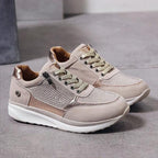 MEELANO Åndbare Og Støttende Sneakers Til Kvinder Med Lynlåslukning