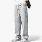 MEELANO Amore | Herre Wide Leg Jeans - Trendy Jeans med Brede Ben & Loose Fit